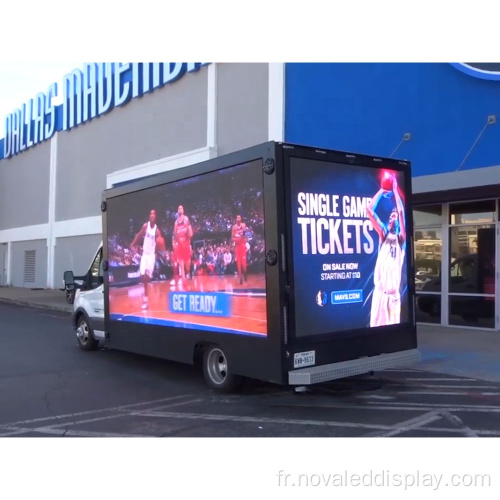 Camion de panneau d&#39;affichage mobile extérieur P6.6 LED à vendre